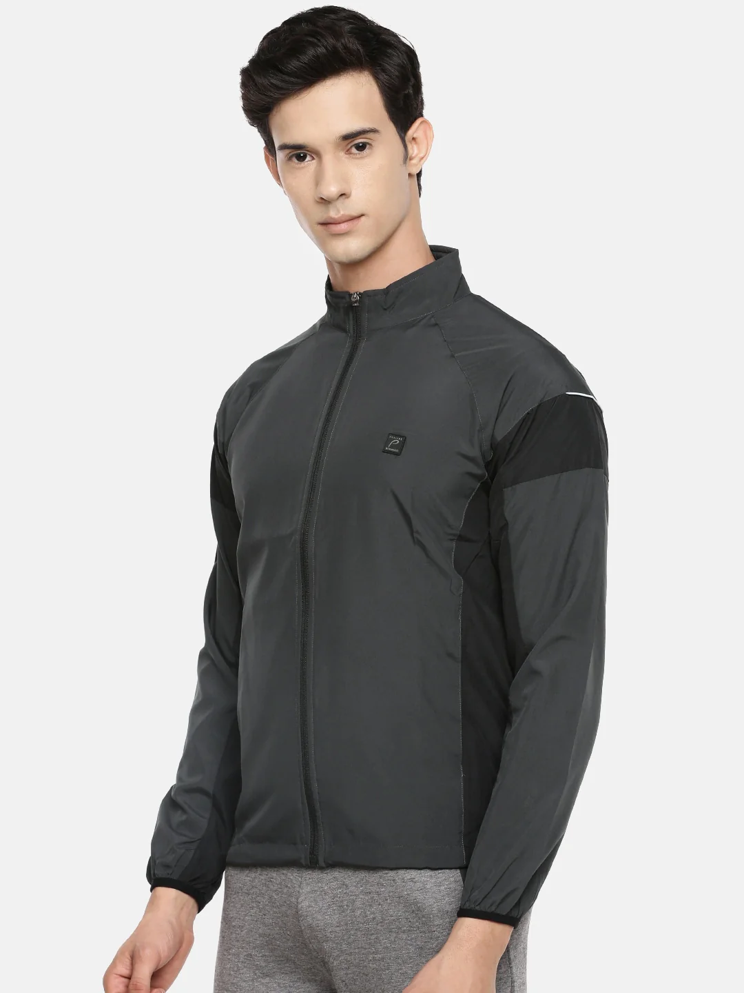Men's Color Block Comfort Fit Wind Cheater - Image 3