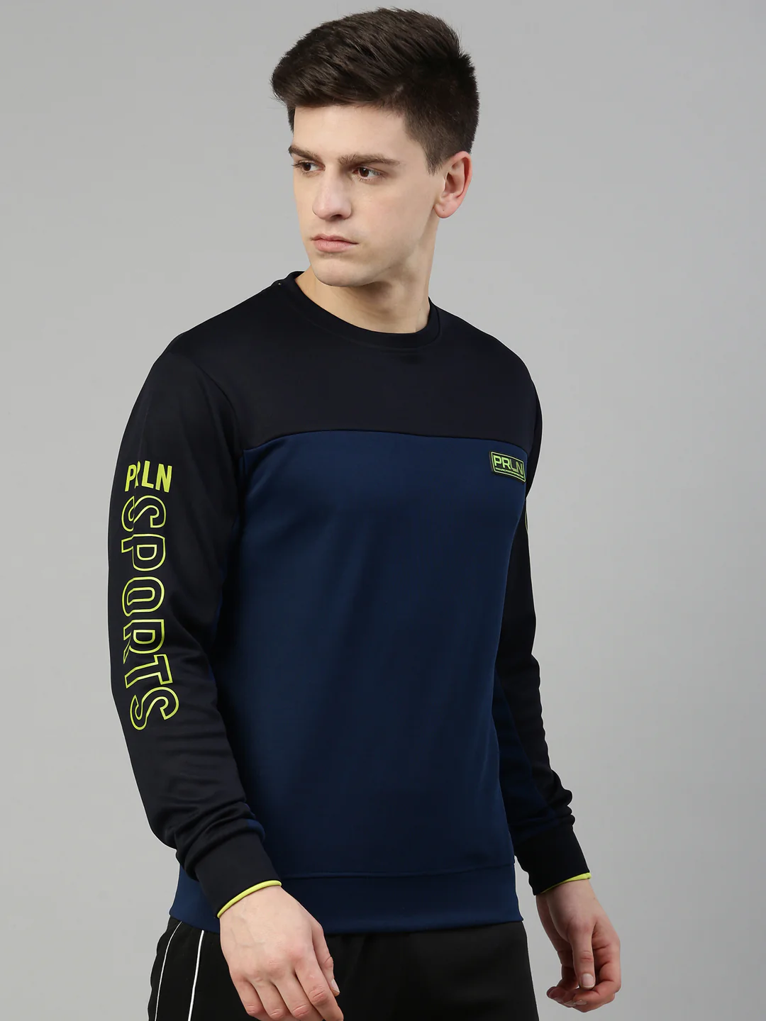 Men's Color Block Gym Sweatshirts - Image 3