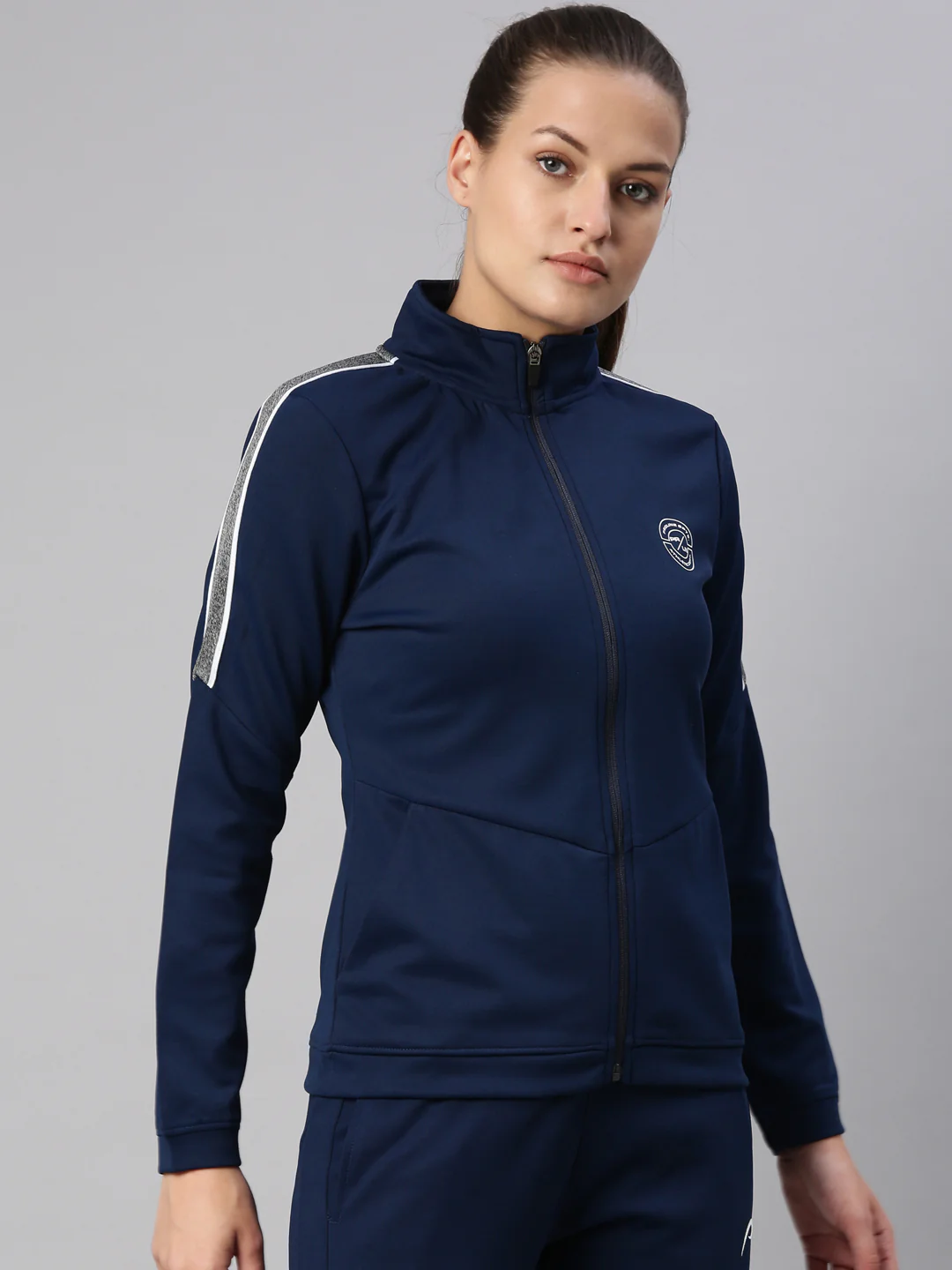Women's Solid Gym Sweat Jacket - Image 4