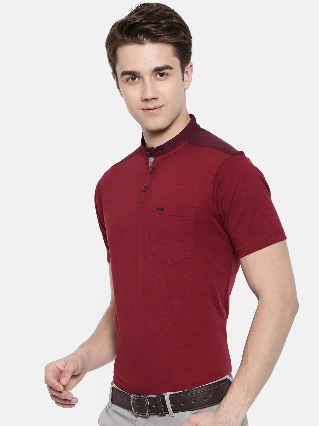 Men's Textured Polos - Image 3