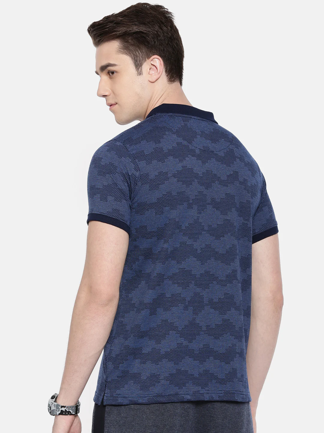 Men's Textured Polos - Image 4