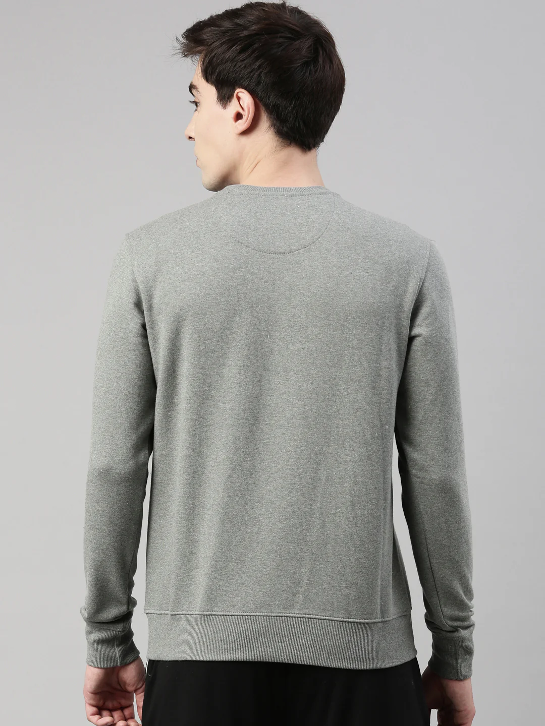Men's Solid Comfort Fit Sweatshirts - Image 5