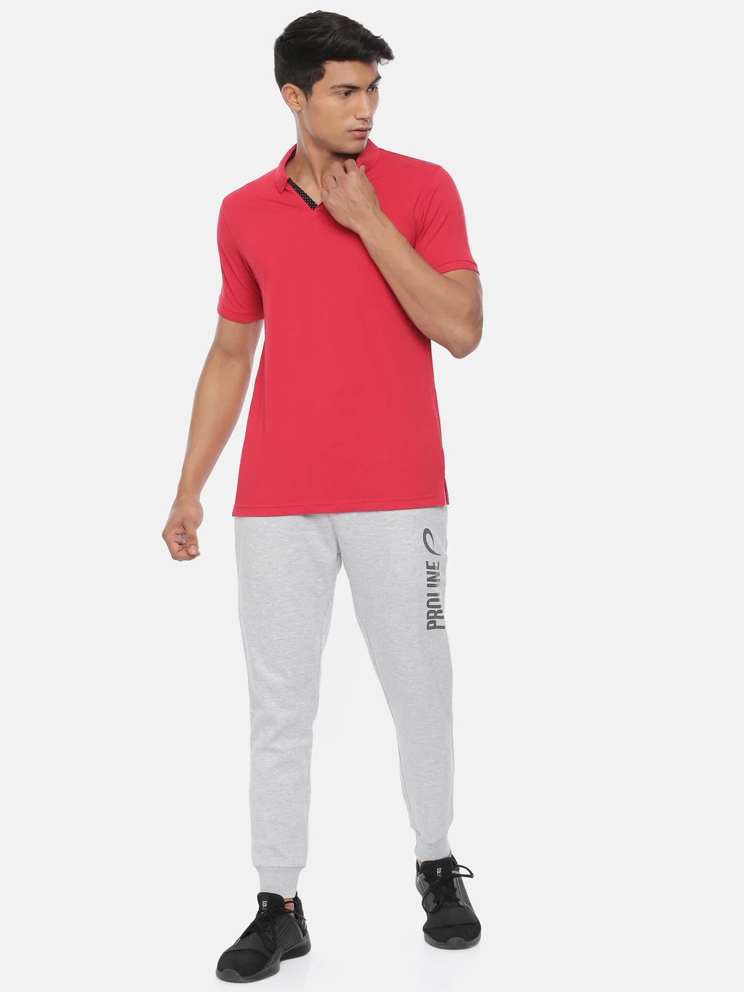 Men's Solid Comfort Fit Track Pants - Image 4