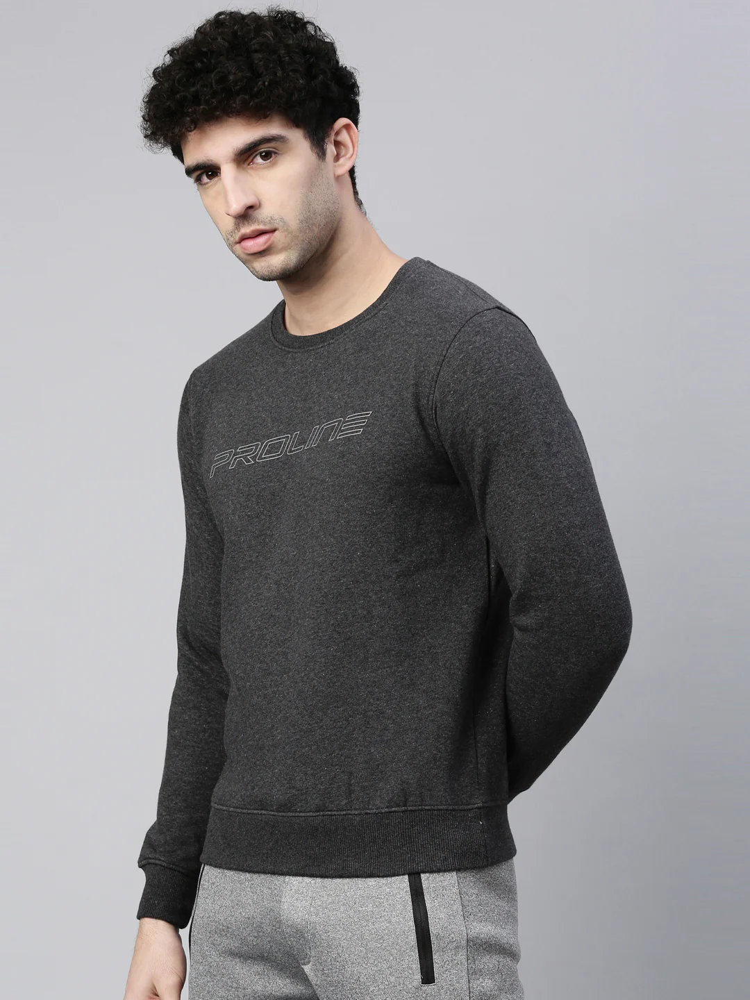 Men's Solid Comfort Fit Sweatshirts - Image 3
