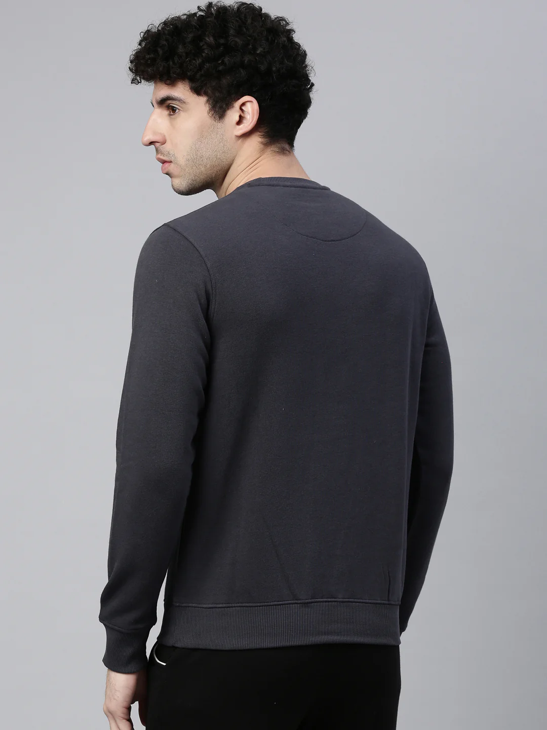 Men's Solid Sweatshirts - Image 5