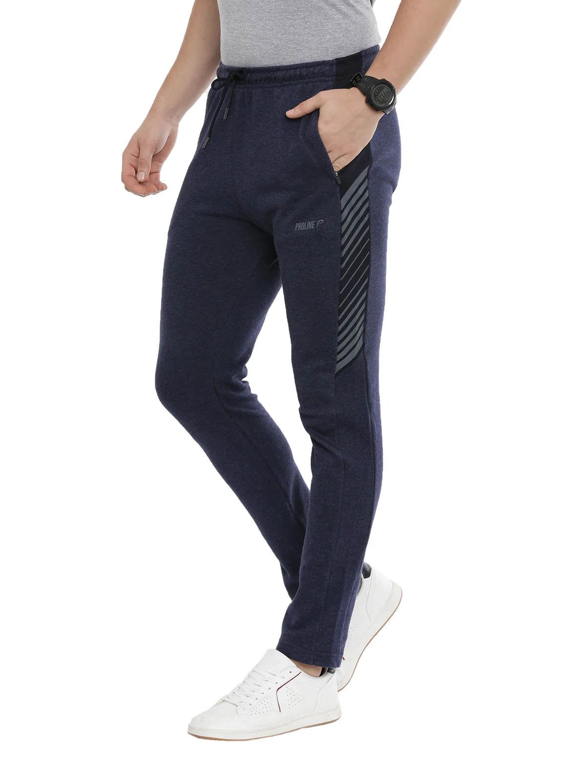 Men's Printed Tapered Track Pants - Image 2