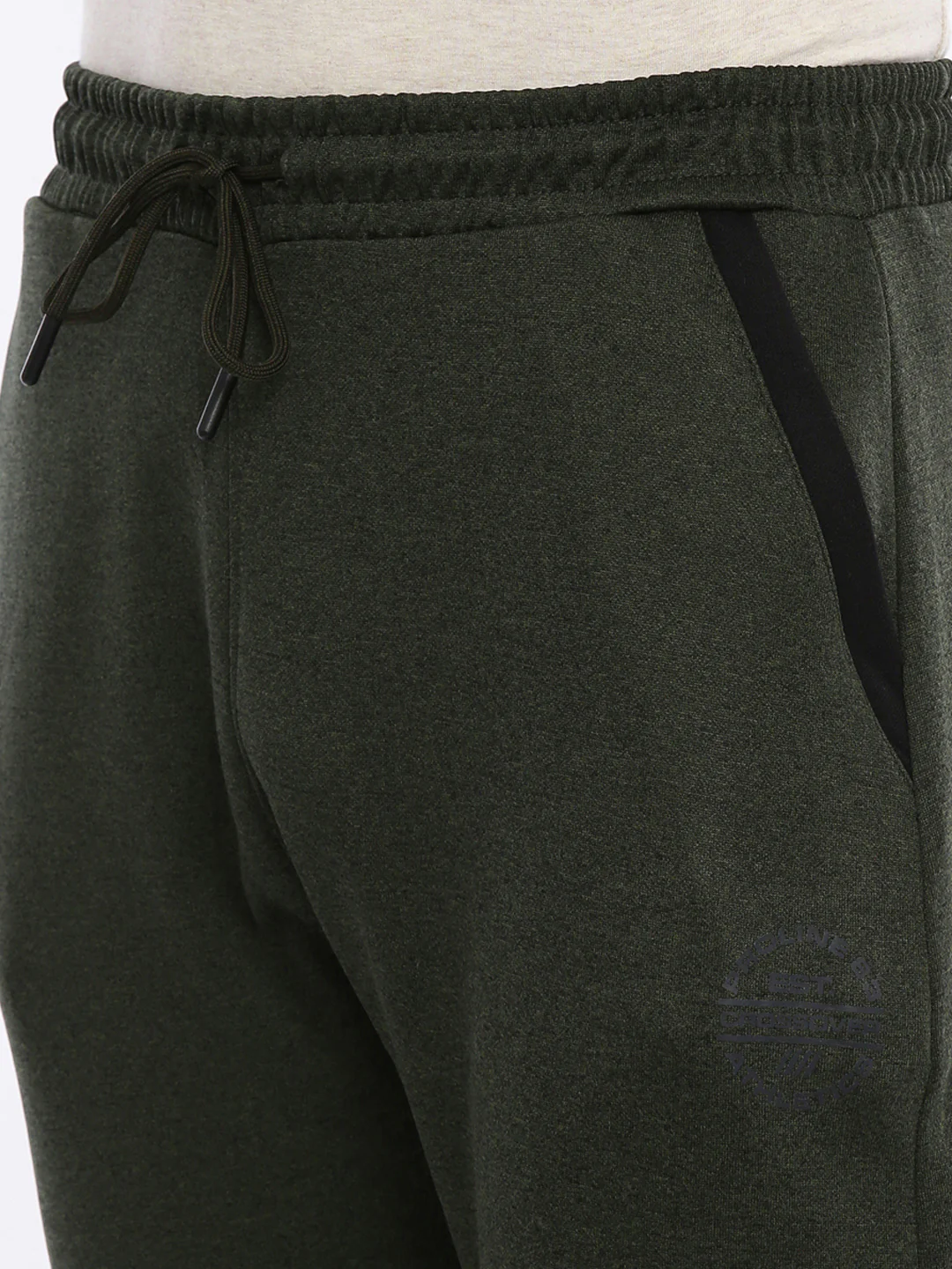 Men's Solid Tapered Track Pants - Image 5