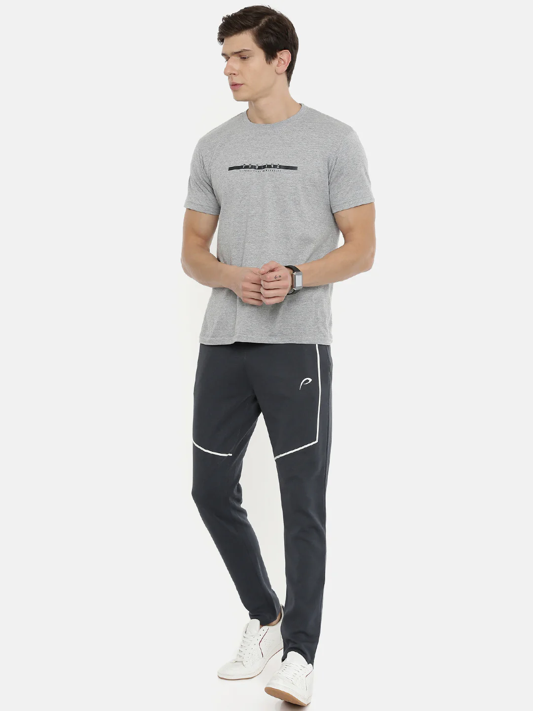 Men's Solid Tapered Track Pants - Image 5