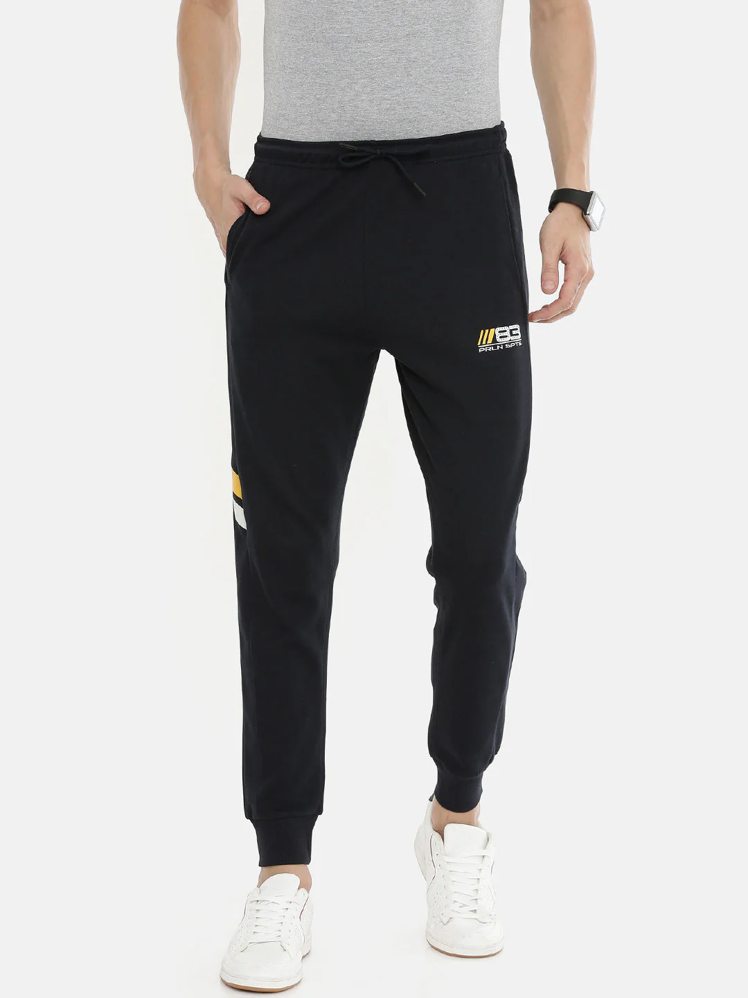 Men's Solid Comfort Fit Jogger - Image 6