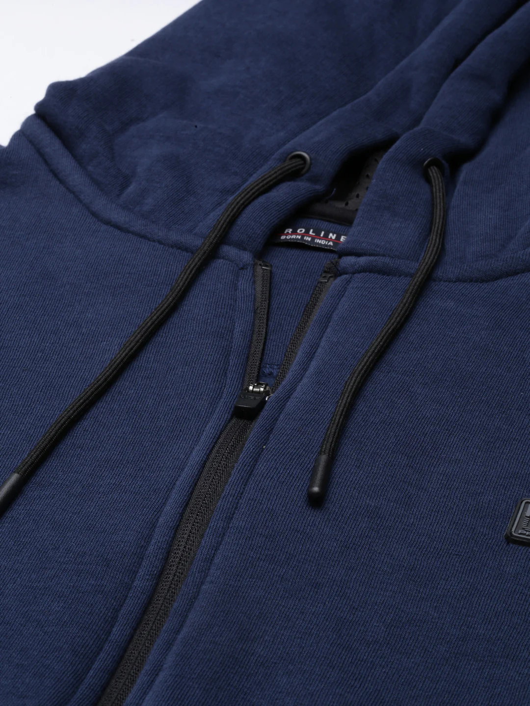 Men's Solid Comfort Fit Sweat Jacket - Image 2