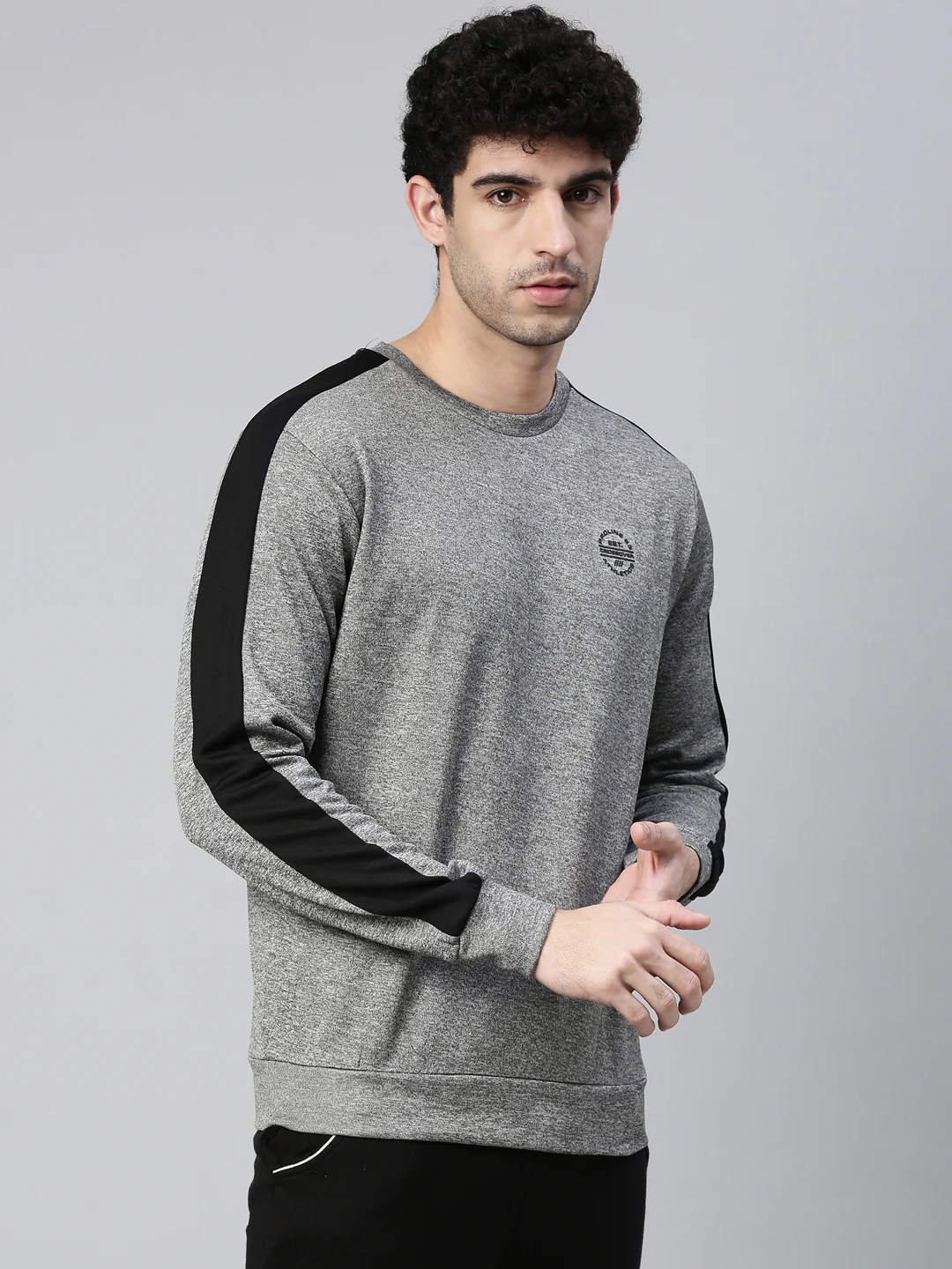 Men's Color Block Sweatshirts - Image 4