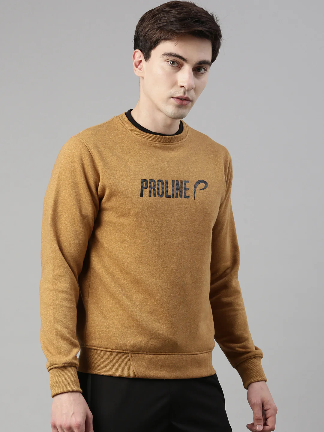 Men's Solid Comfort Fit Sweatshirts - Image 2