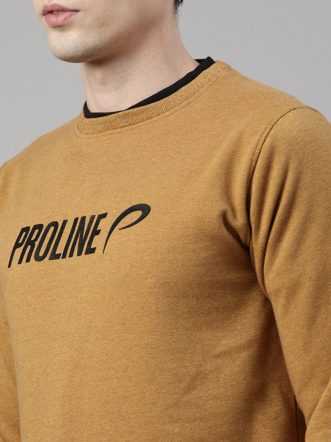 Men's Solid Comfort Fit Sweatshirts - Image 4