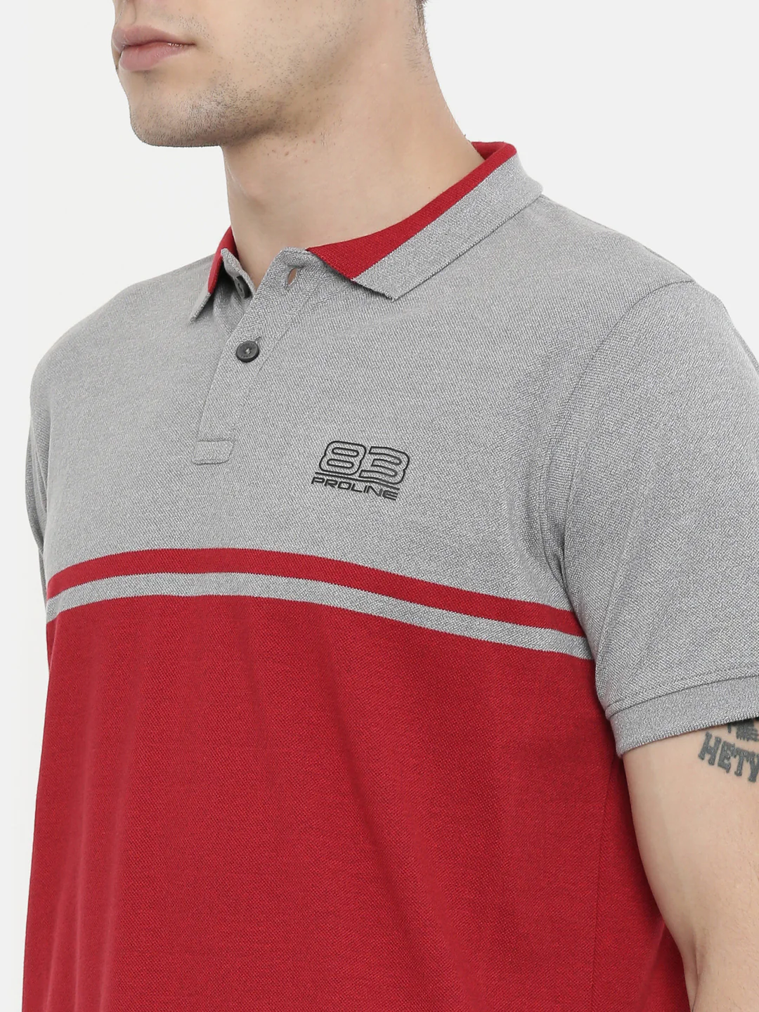 Men's Color Block Polos - Image 2