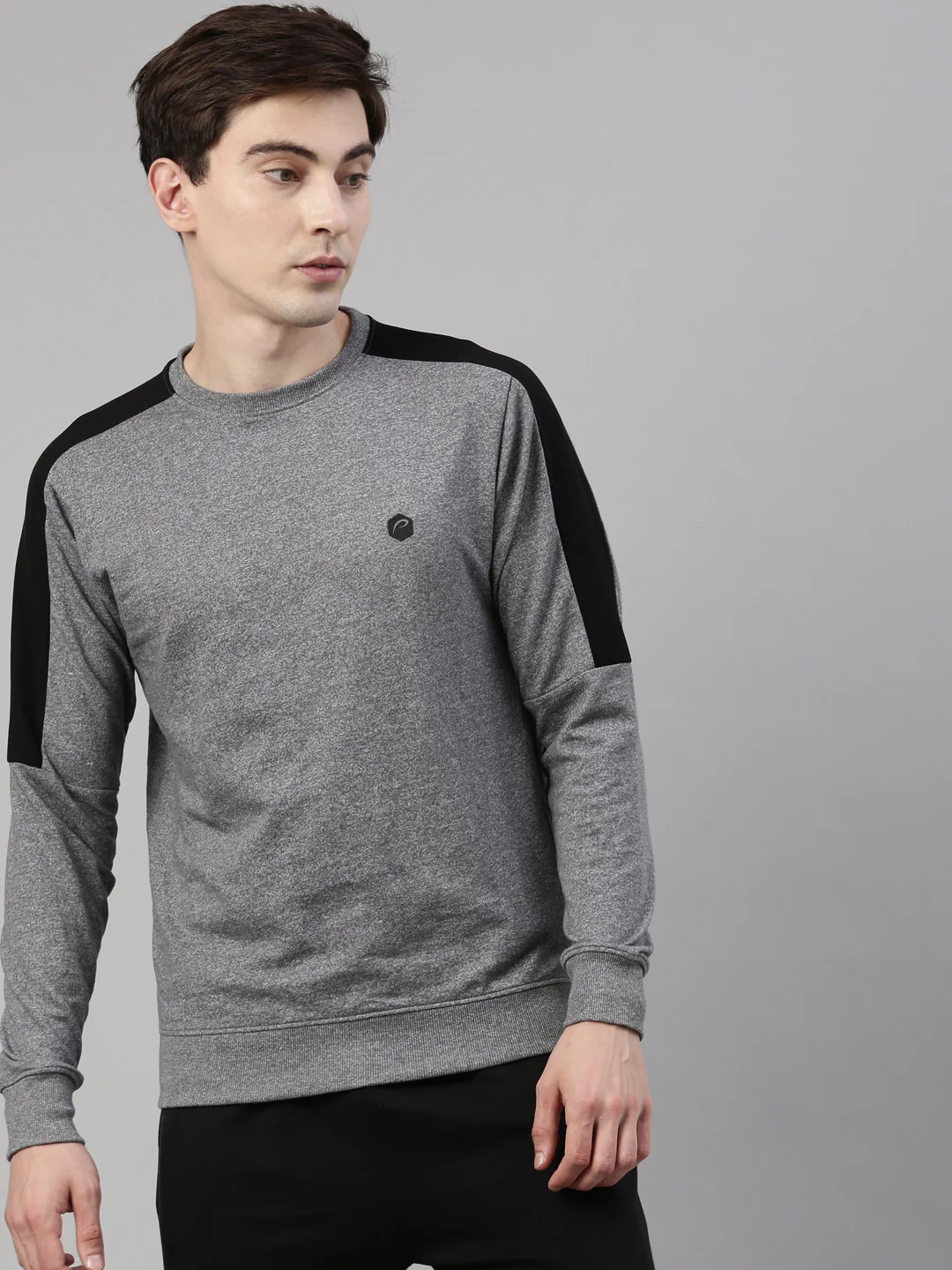 Men's Color Block Comfort Fit Sweatshirts - Image 2