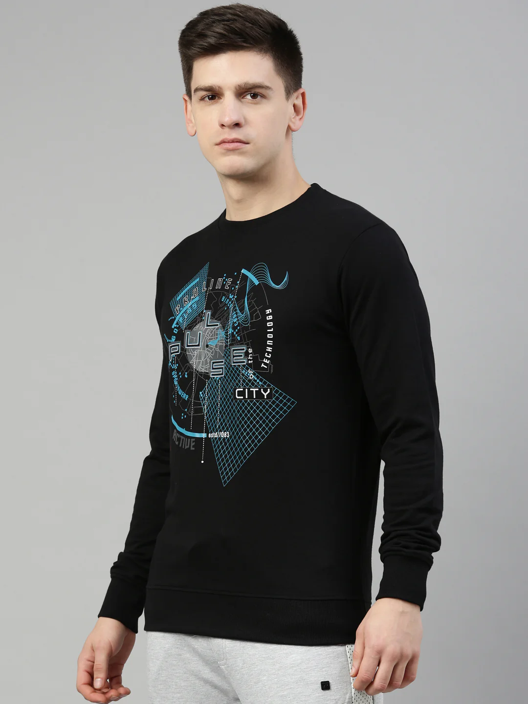 Men's Solid Sweatshirts - Image 3