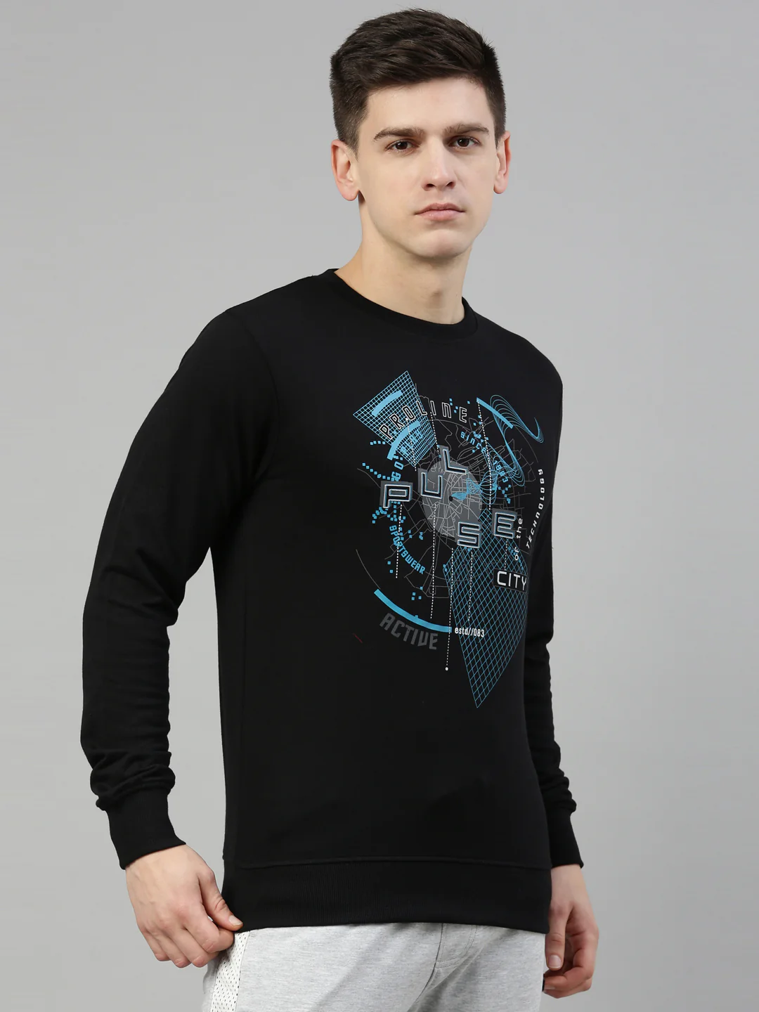 Men's Solid Sweatshirts - Image 4