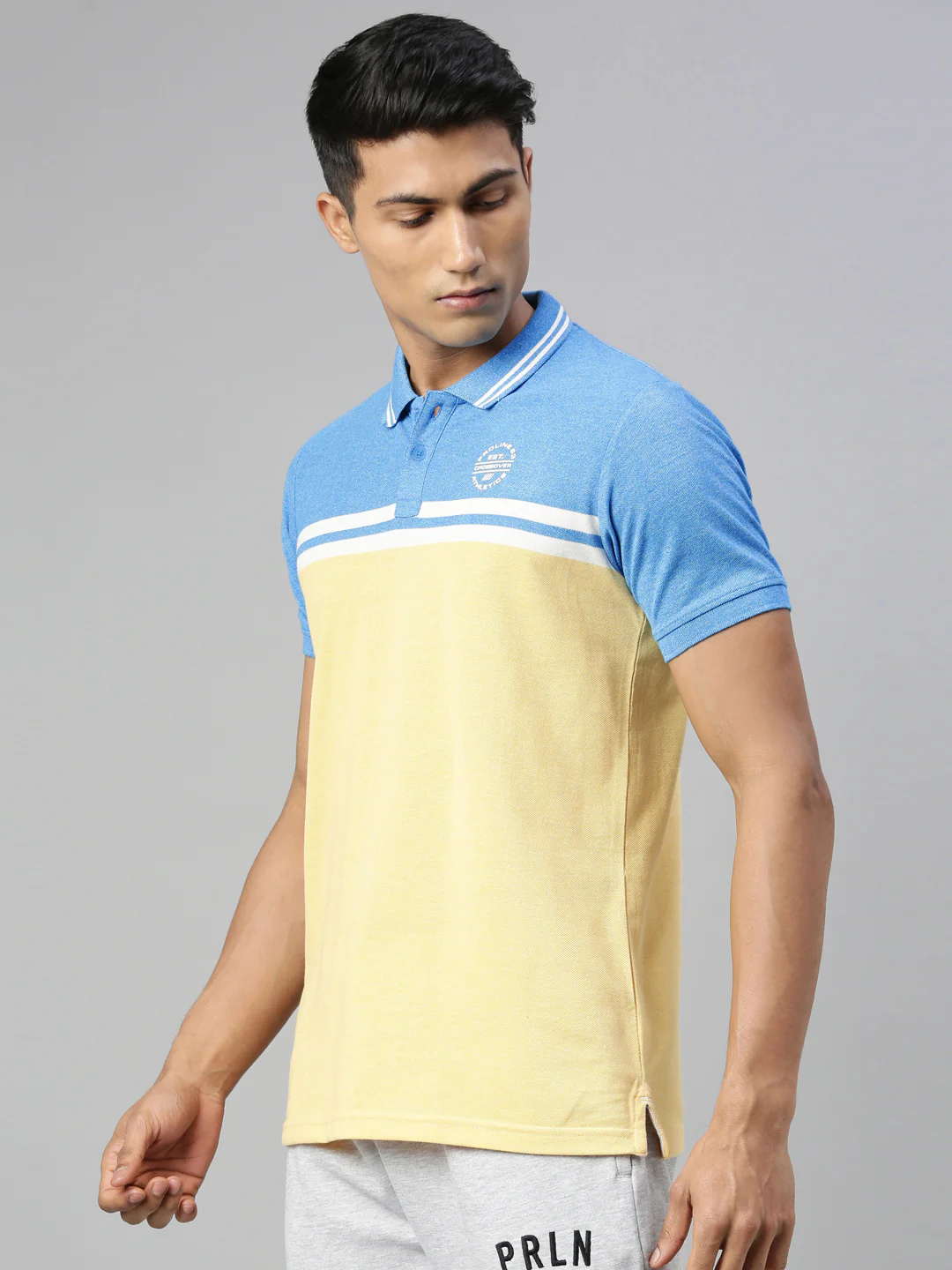 Men's Color Block Comfort Polos - Image 4