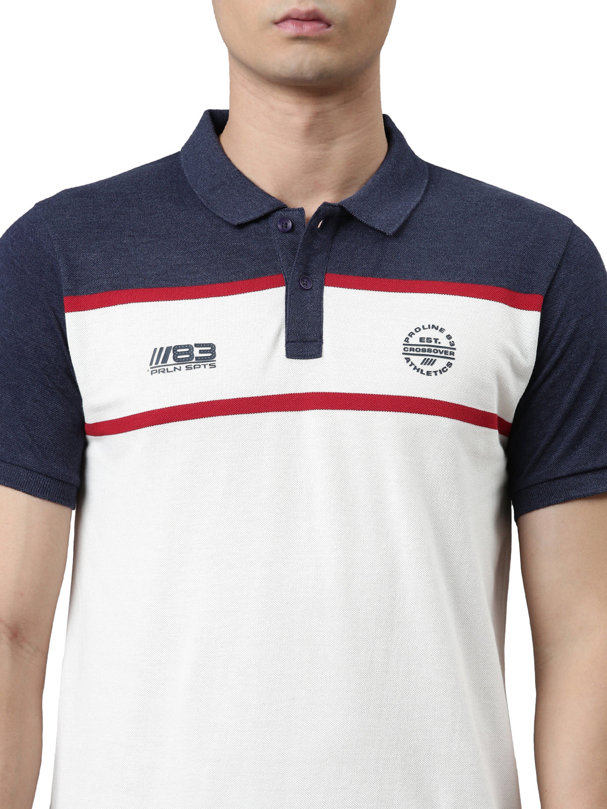 Men's Striper Comfort Fit Polos - Image 2