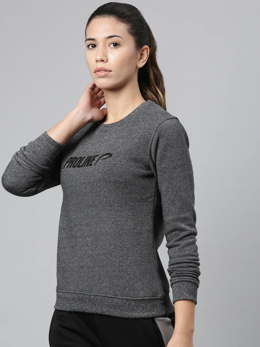 Women's Solid Running Sweatshirts - Image 3