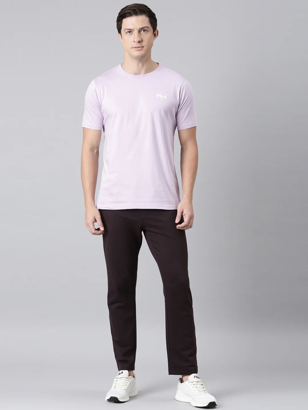 Men Brown Bottom Wear Regular Fit - Image 5