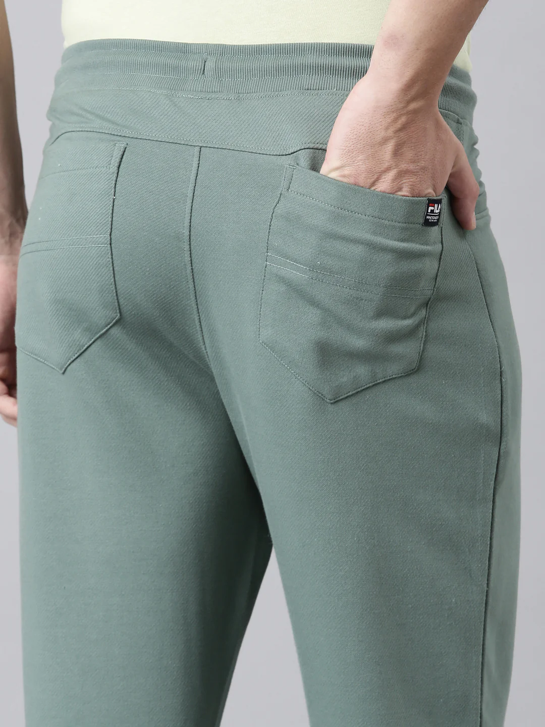 Men Green Bottom Wear Regular Fit - Image 10
