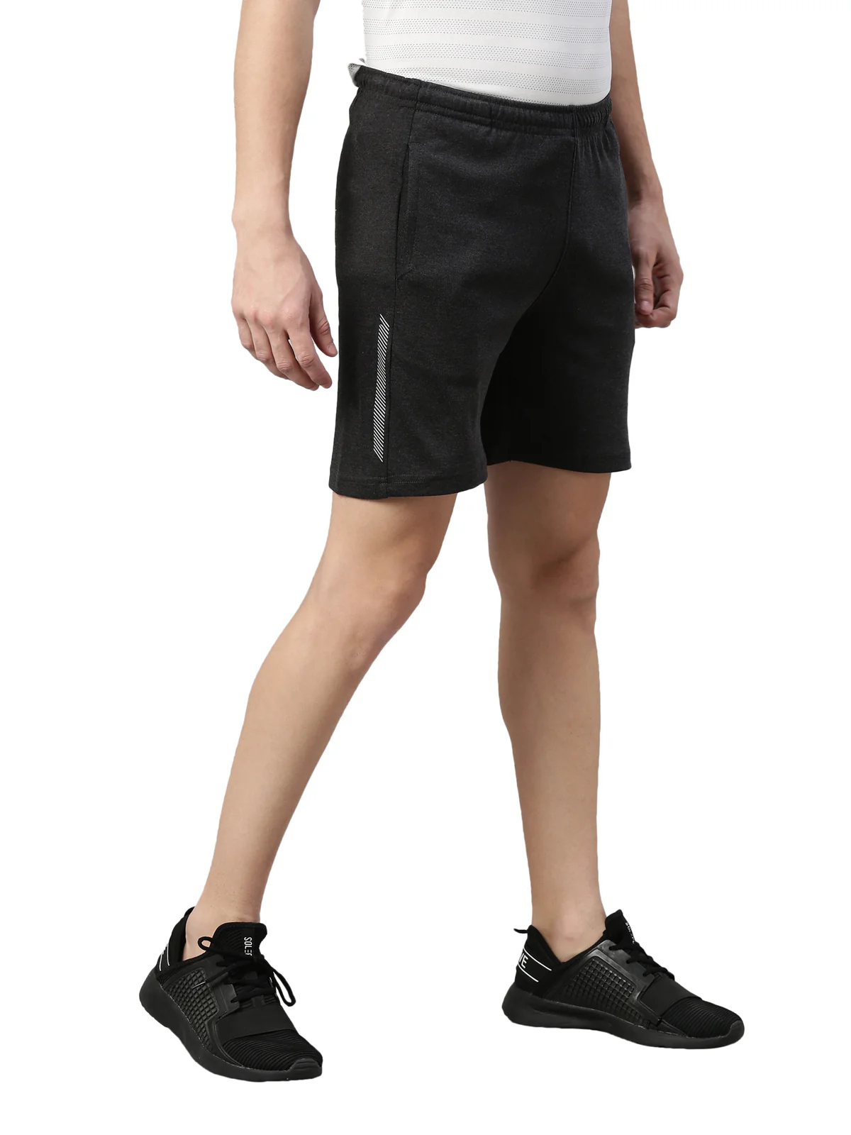 Men's Color Block Comfort Fit Shorts - Image 3