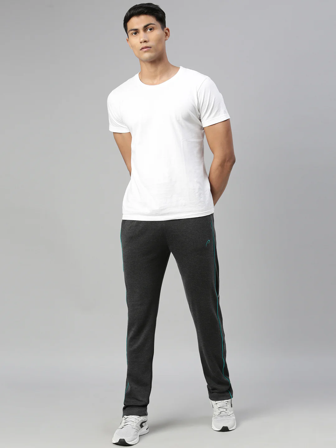 Men's Solid Classic Track Pants - Image 4