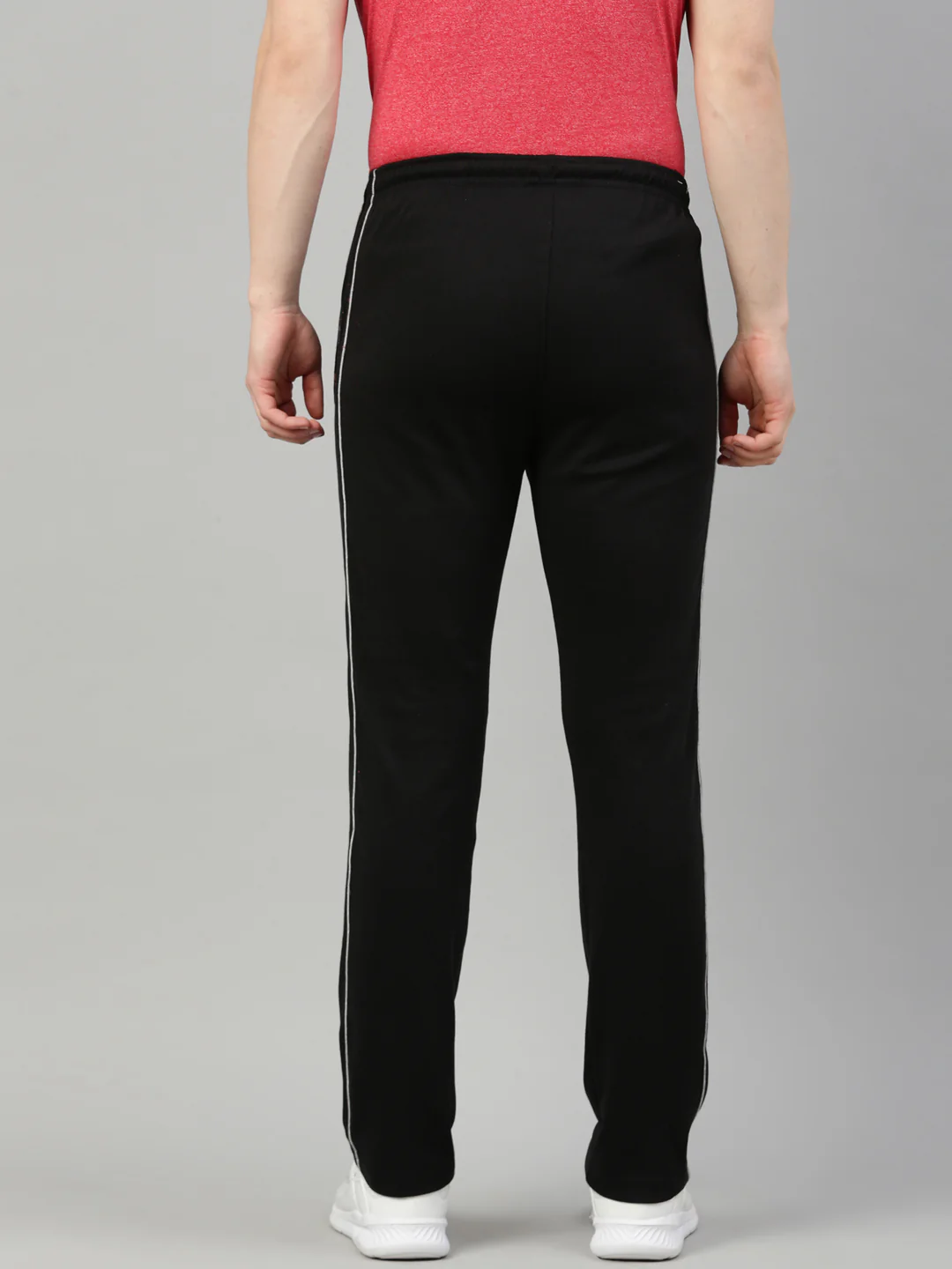 Men's Solid Classic Track Pants - Image 4