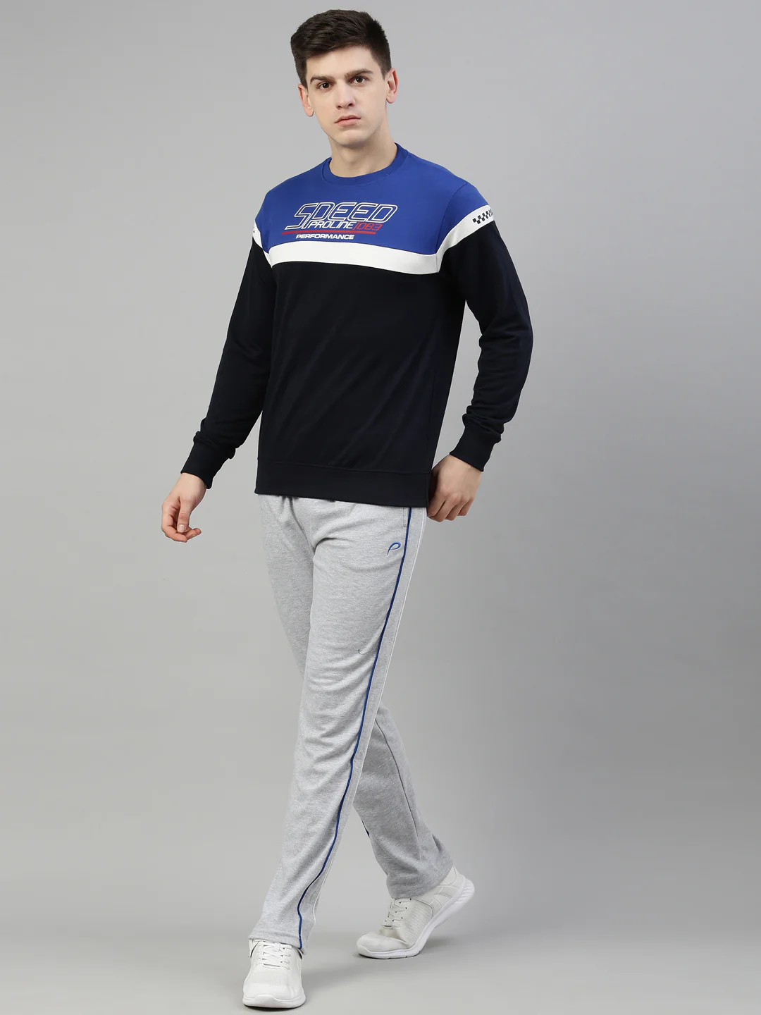 Men's Solid Classic Fit Track Pants - Image 5